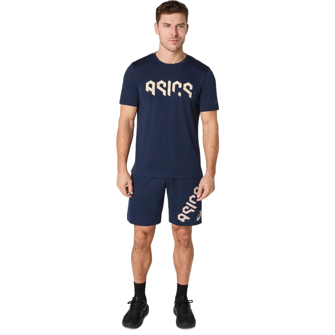 ASICS HEX GRAPHIC KNIT 9IN SHORT - 6