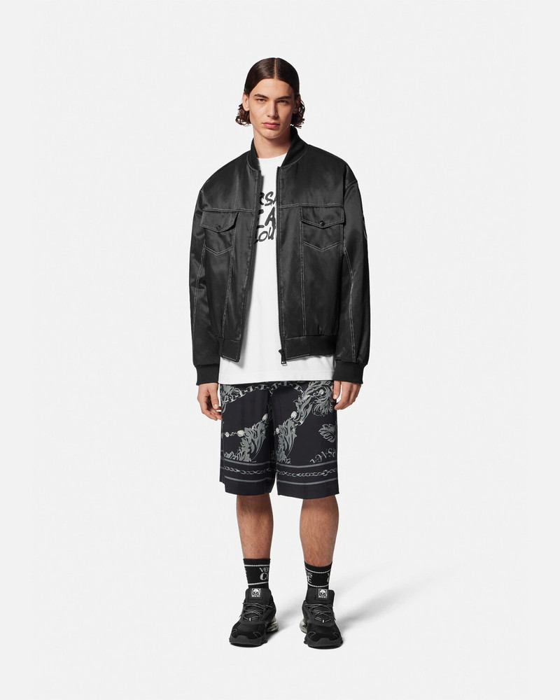VERSACE JEANS COUTURE V-Emblem Bomber Jacket outlook