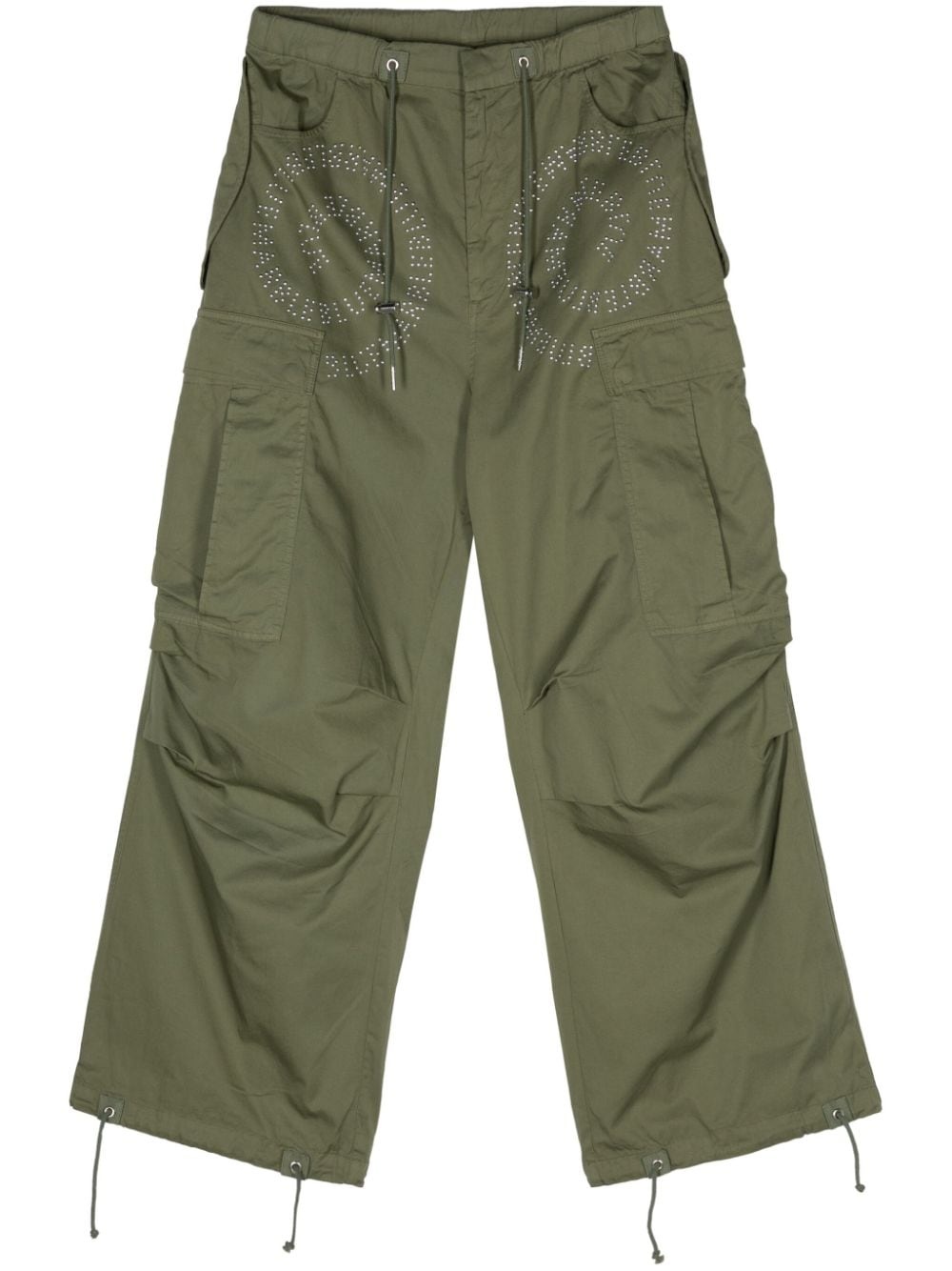 stud-detail cargo pants - 1