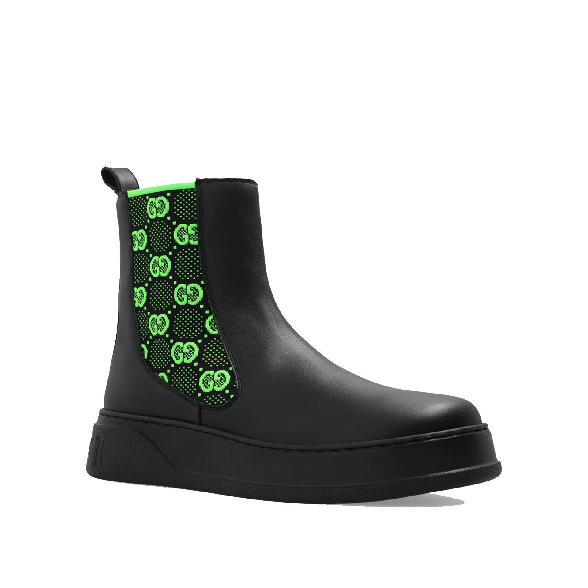 Gucci Gg Leather Boots Men - 2