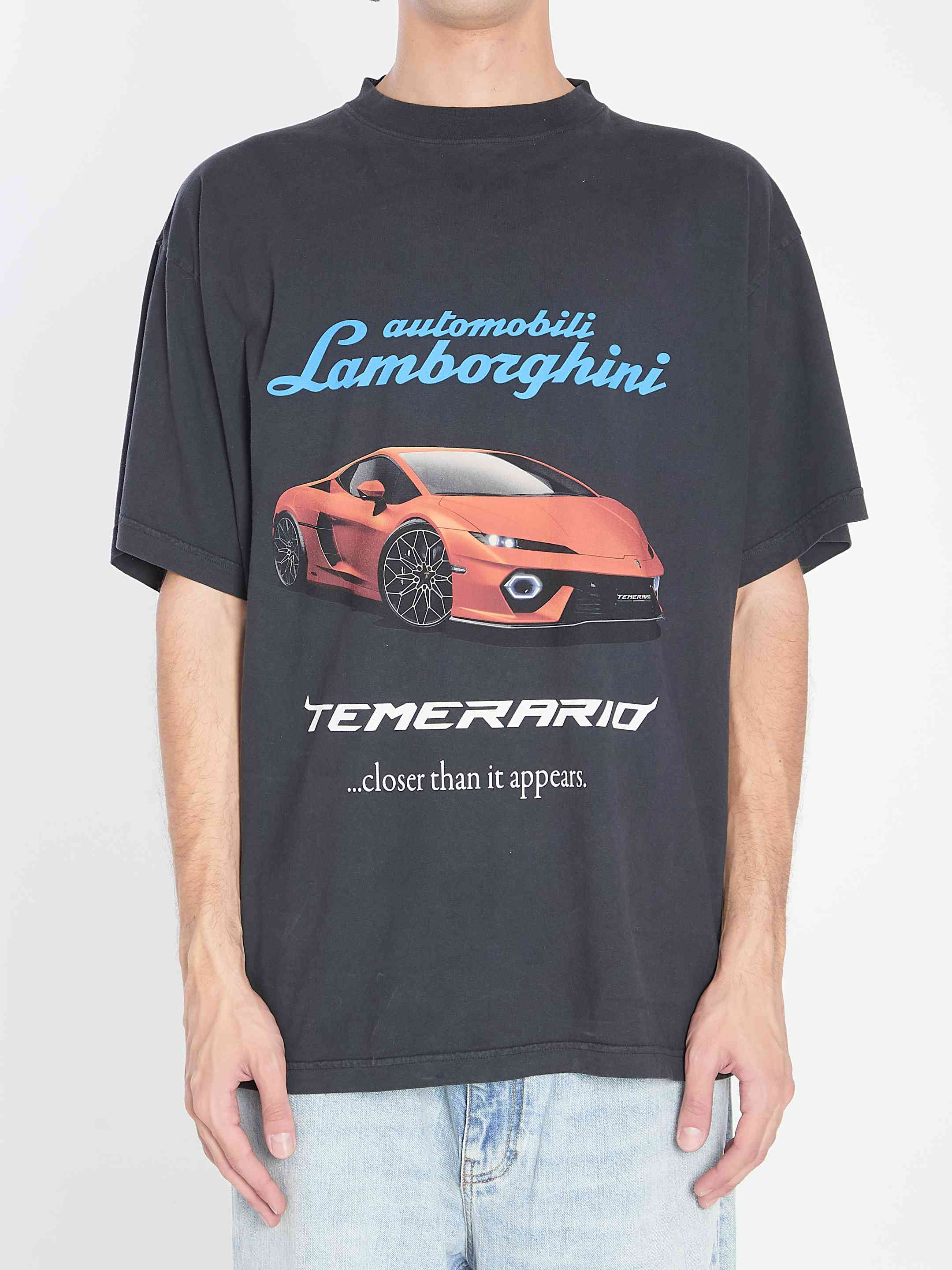 Balenciaga Men Lamborghini T-Shirt - 1