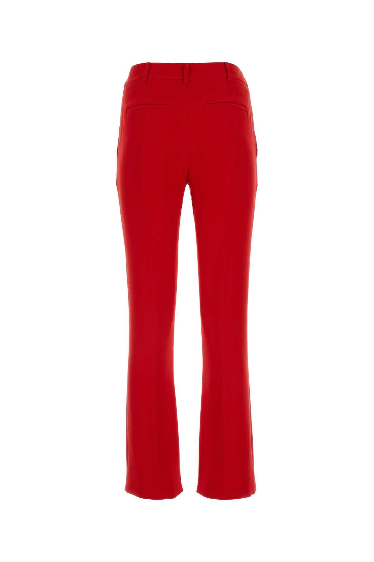 Valentino Garavani Women Red Cady Pant - 2