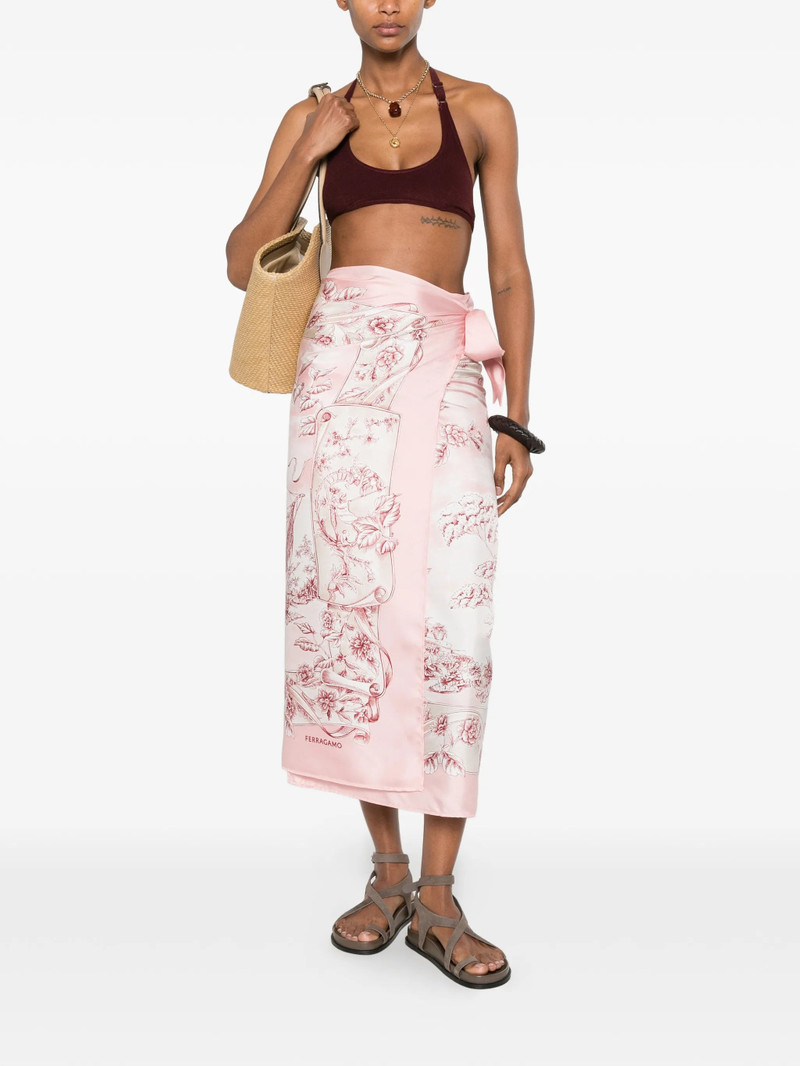 FERRAGAMO Ferragamo Floral-print Pareo outlook