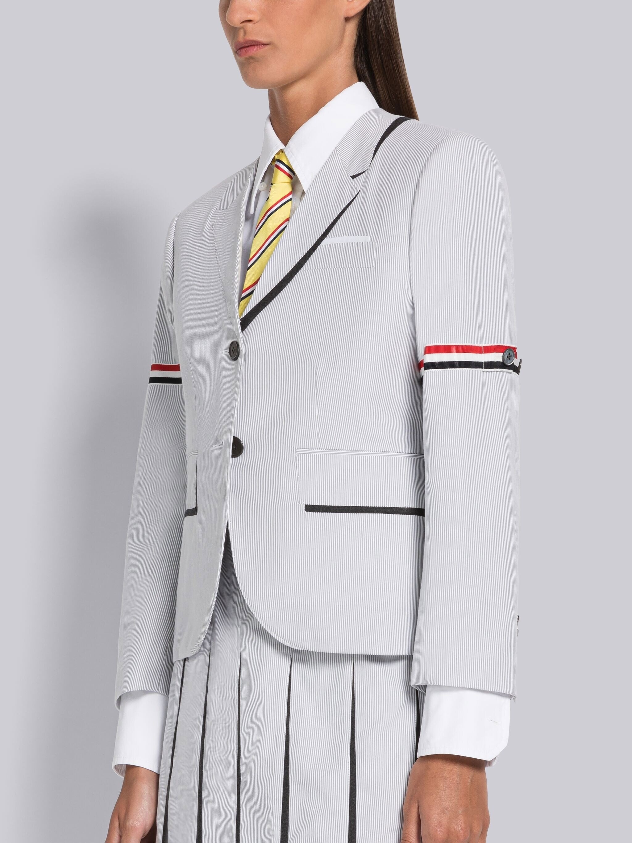 Pincord Trompe L'oeil Classic Sport Coat - 2