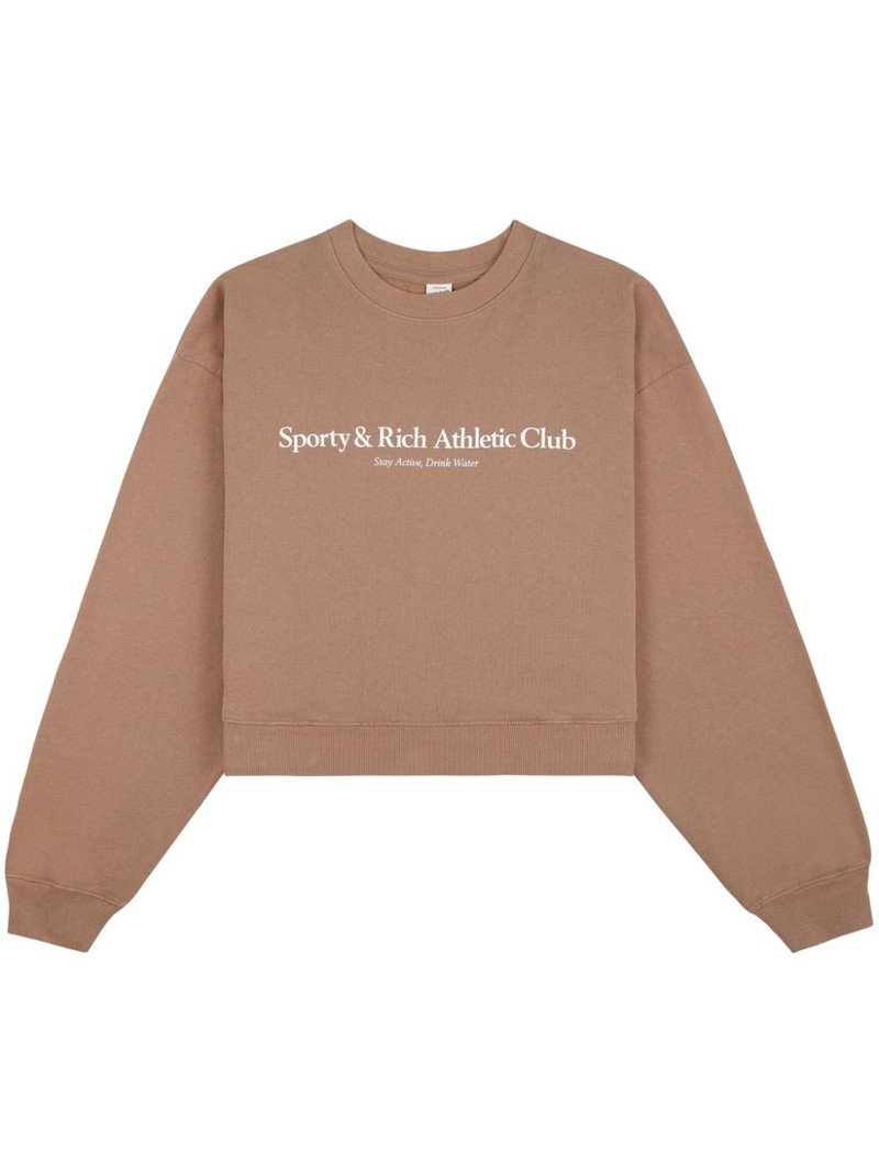 Athletic Club cropped sweatshirt 1