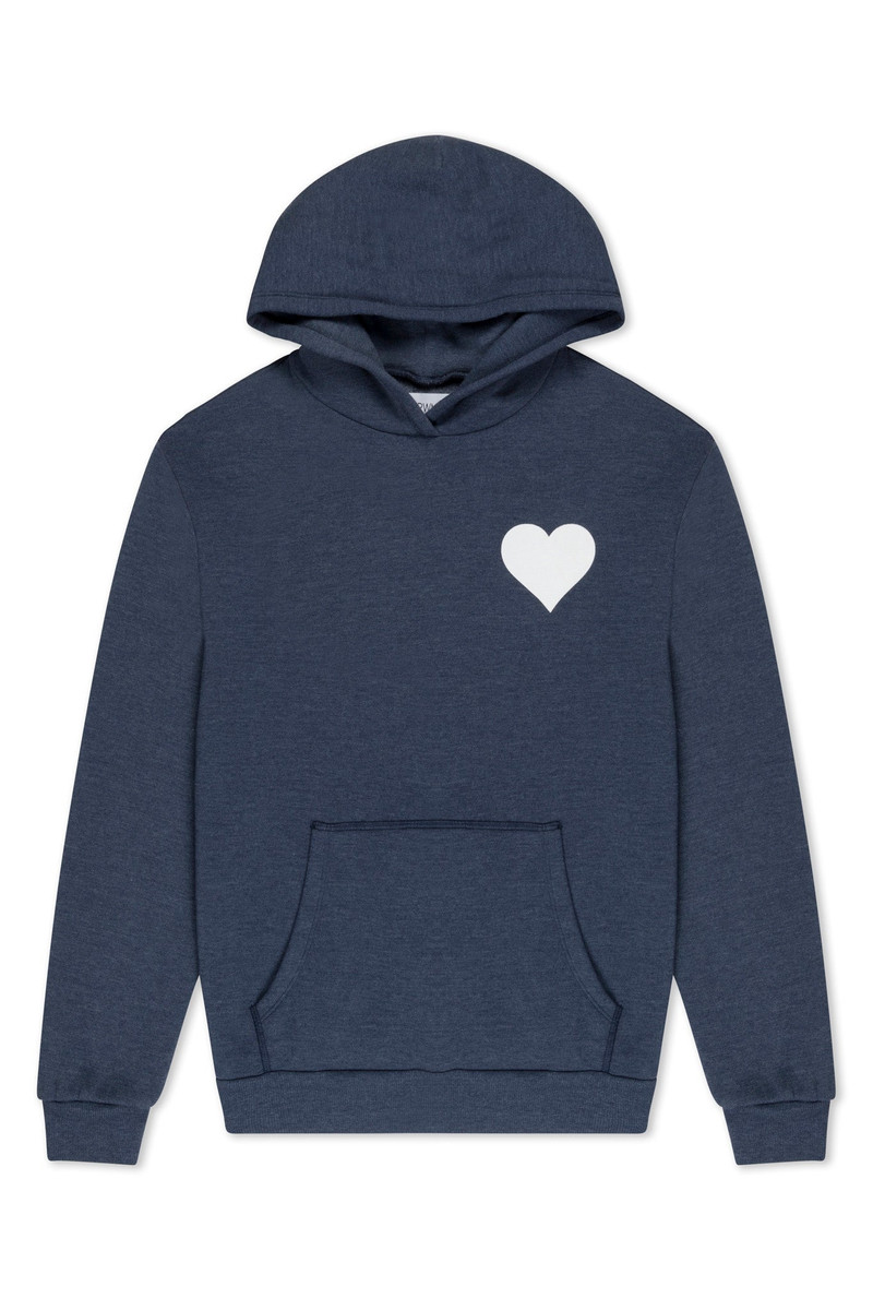 NAVY HEART HOODIE 6