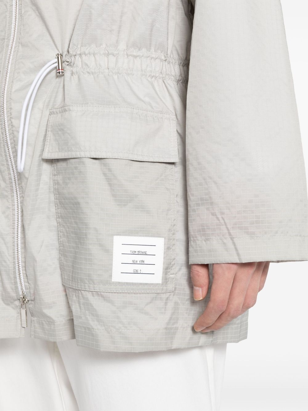 zip-up hooded jacket - 5