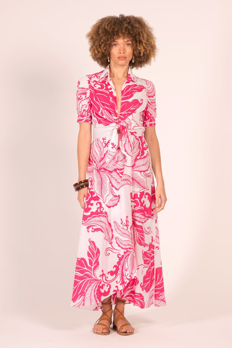 Long Dress Eren - Pink Reef Wave 3