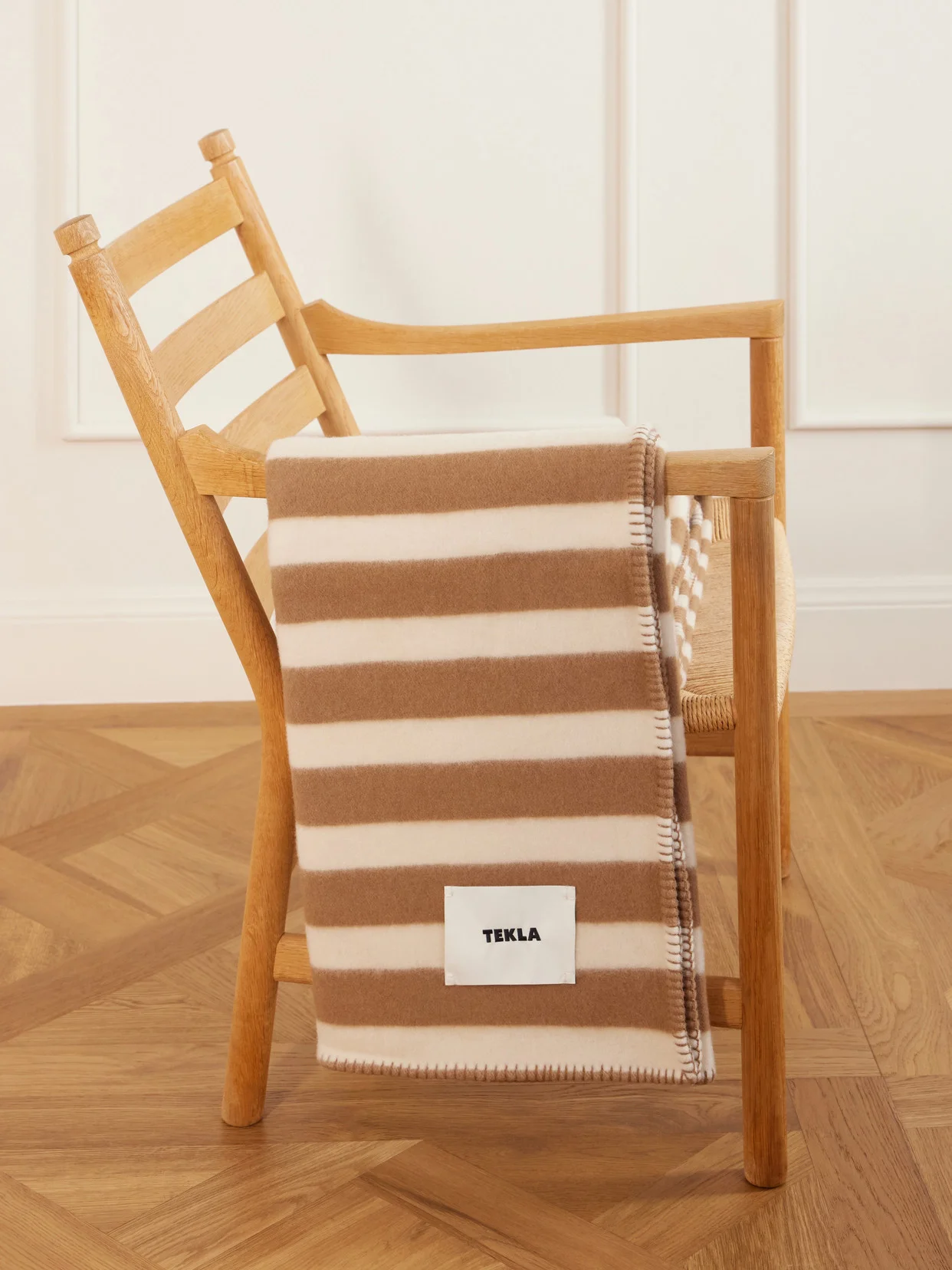 Striped Wool Blanket - 1