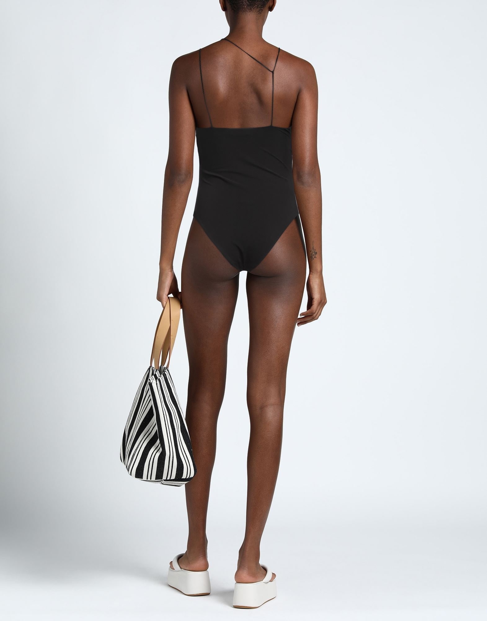 Black Women's One-piece Swimsuits - 3