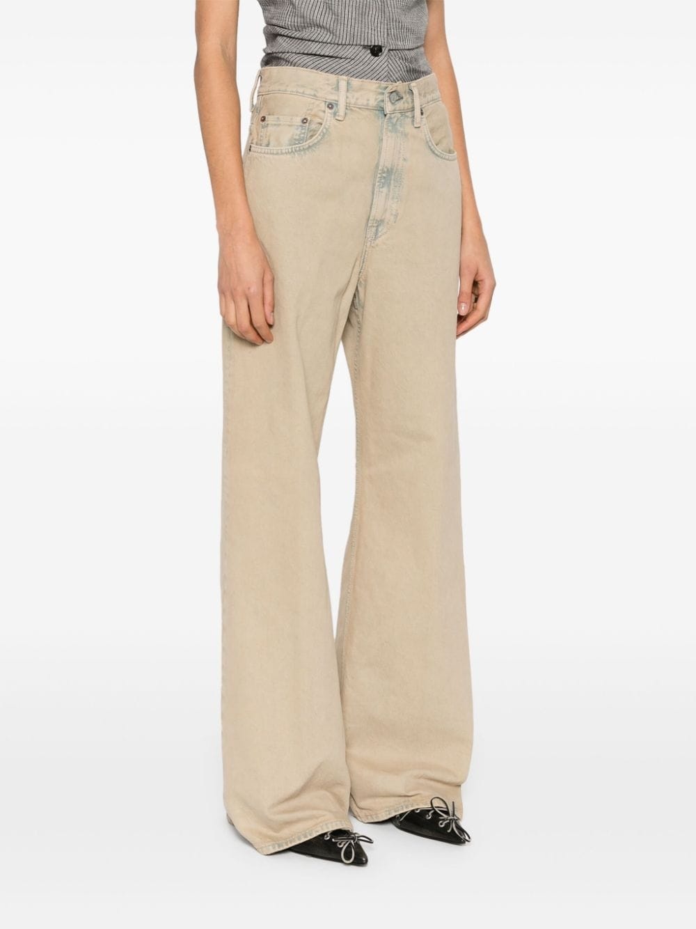 wide-leg jeans - 3