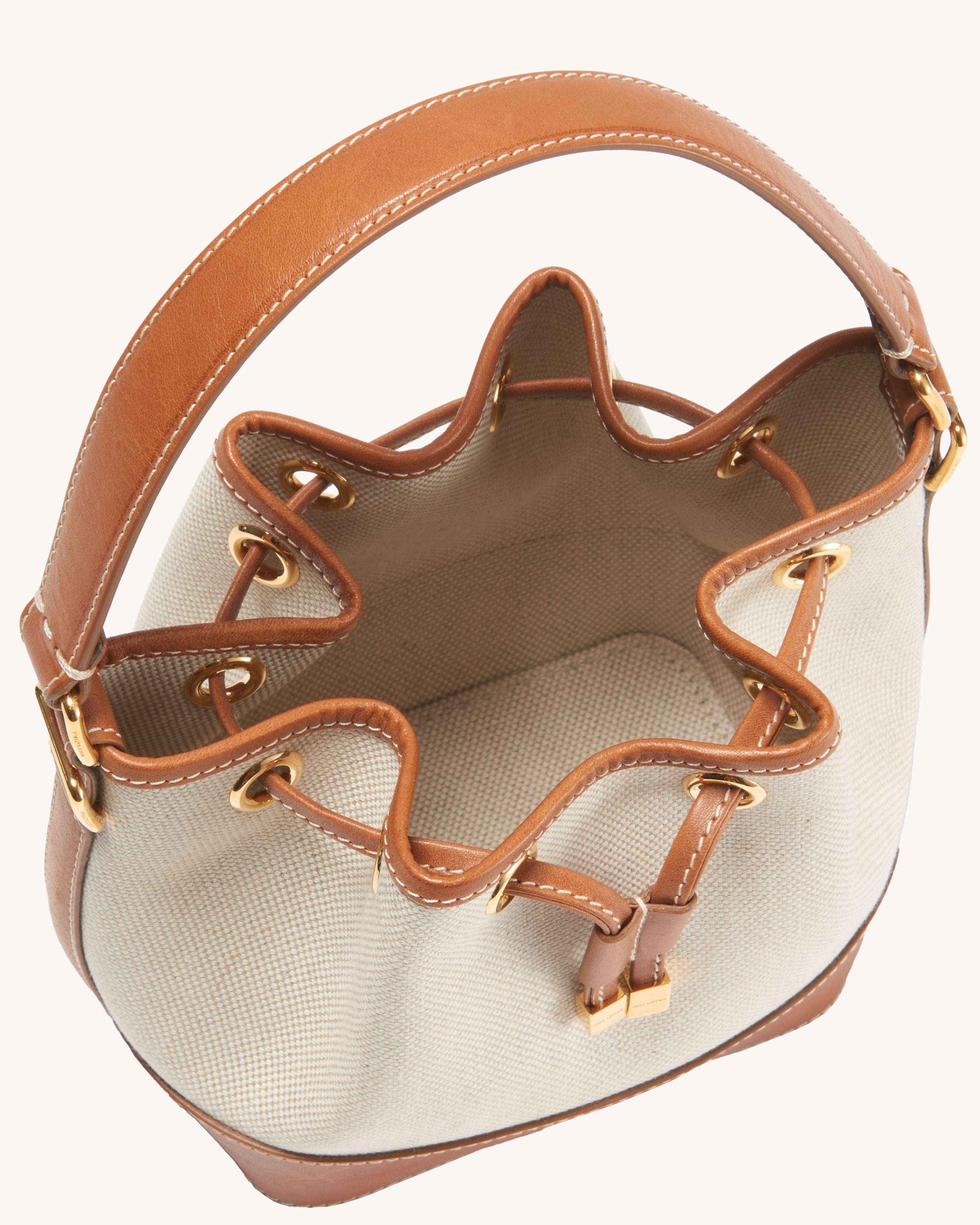 BRIGITTE MINI BUCKET BAG CANVAS - 2