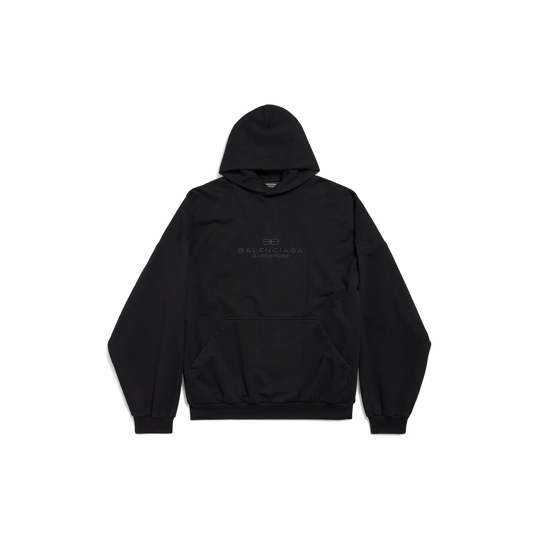 Men's Bb Garderobe Hoodie Large Fit in Black - 1