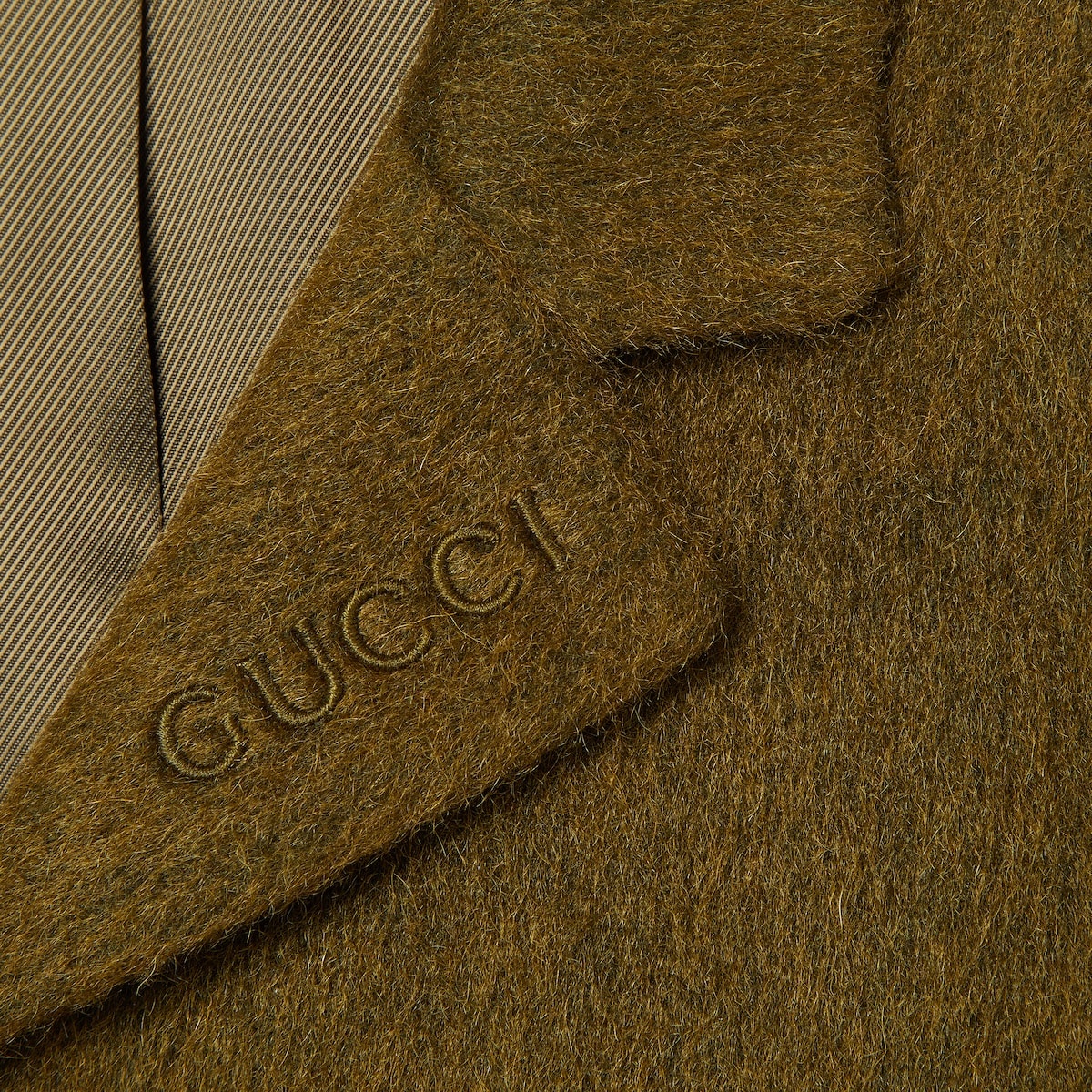 Light wool wool mohair jacket - 7