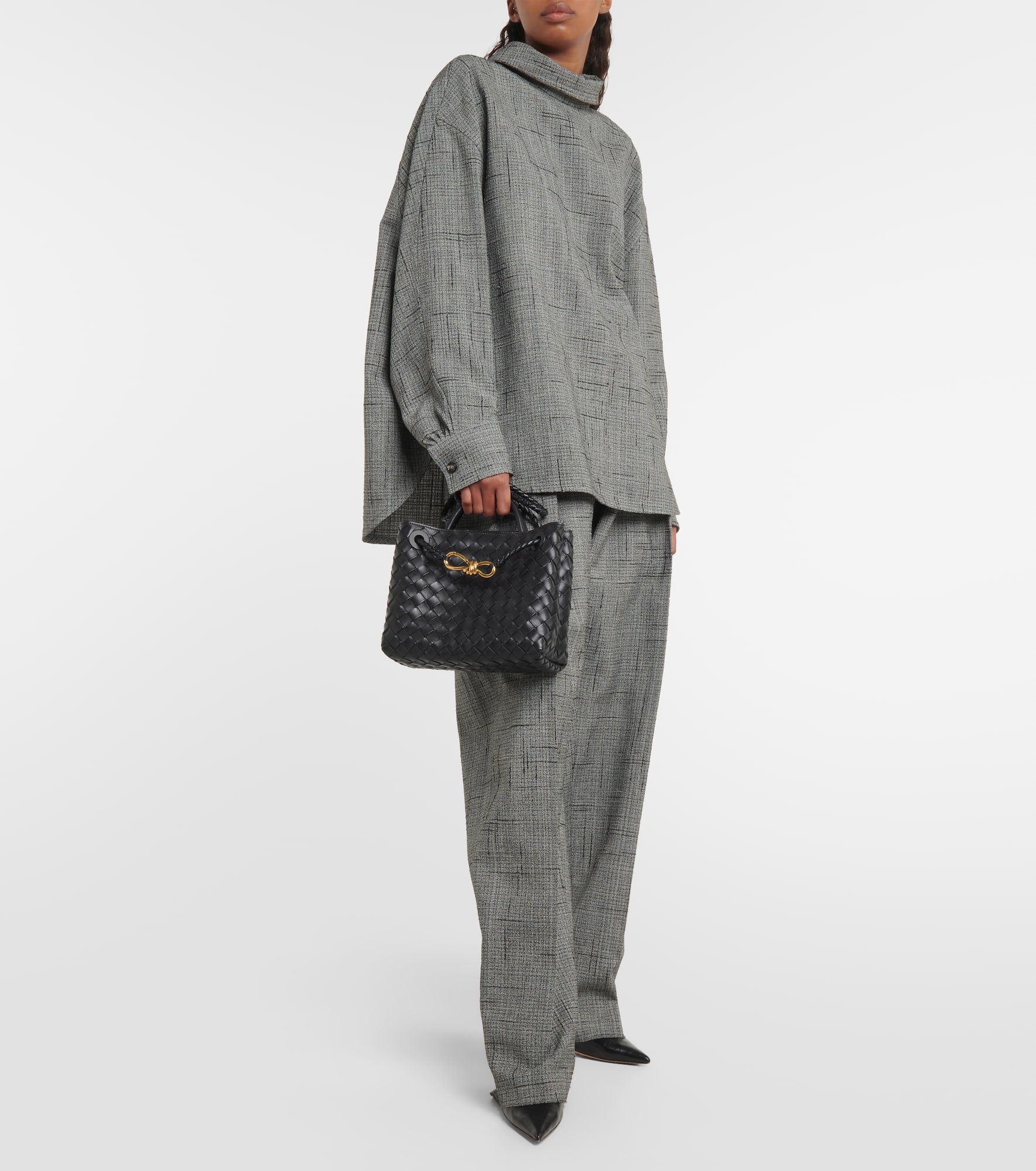 Andiamo Small leather tote bag - 5