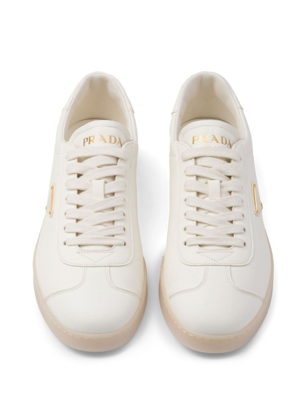 Prada Men Lane Grained Leather Sneakers - 6
