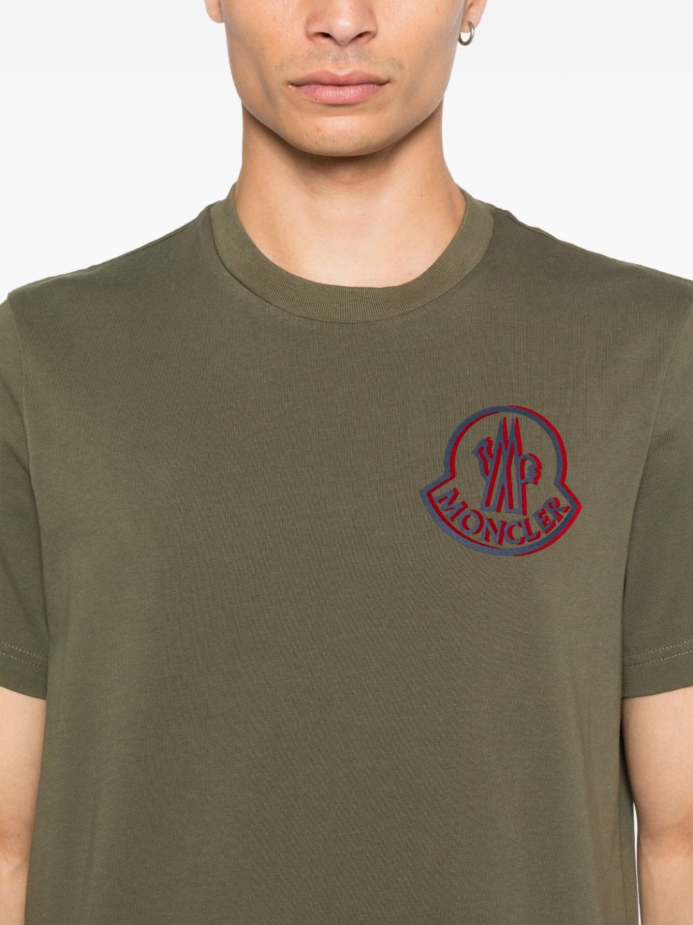 logo-embroidered T-shirt - 4