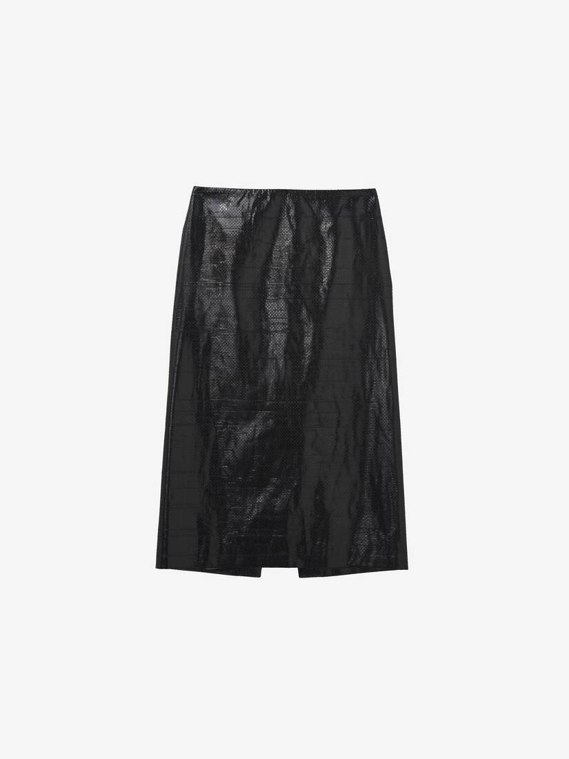 Tarpaulin Pencil Skirt - 1