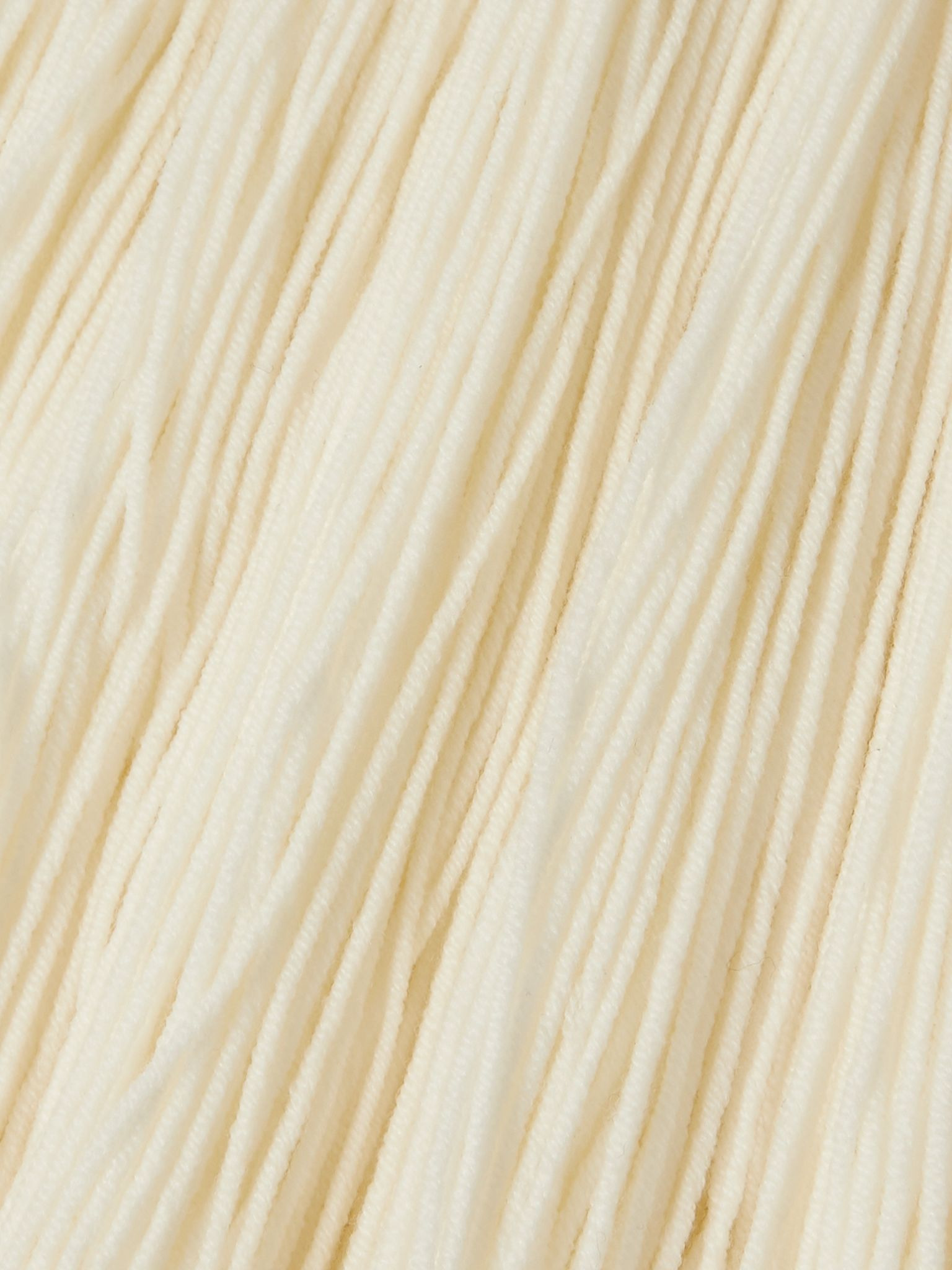 Fringed wool-blend mini skirt White - 5