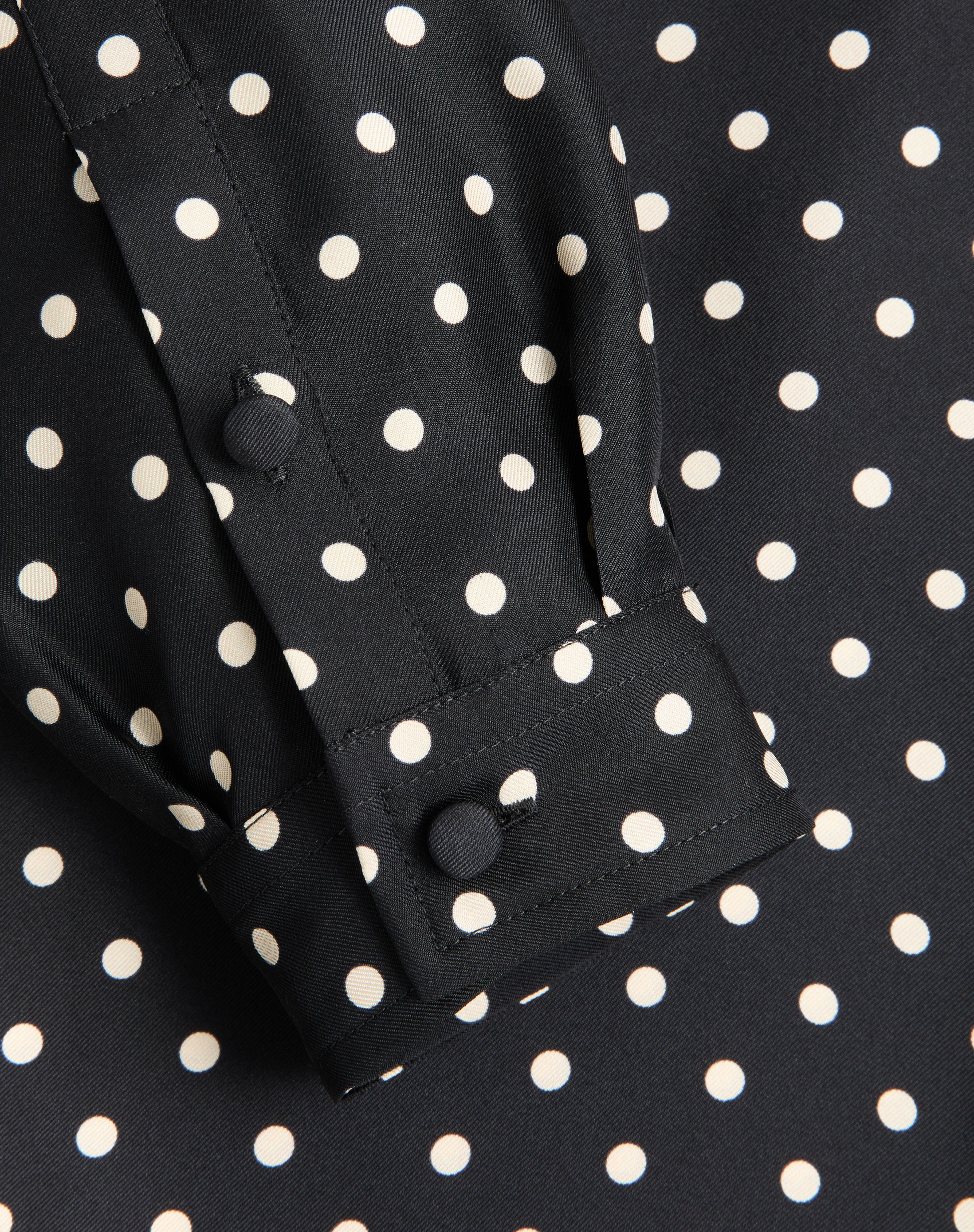 SILK TWILL SHIRT WITH PLUSDEPOIS PRINT - 9