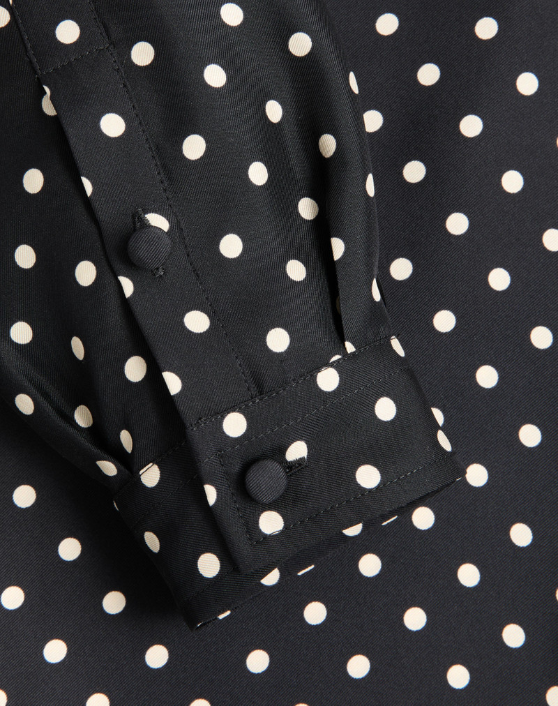 SILK TWILL SHIRT WITH PLUSDEPOIS PRINT 9