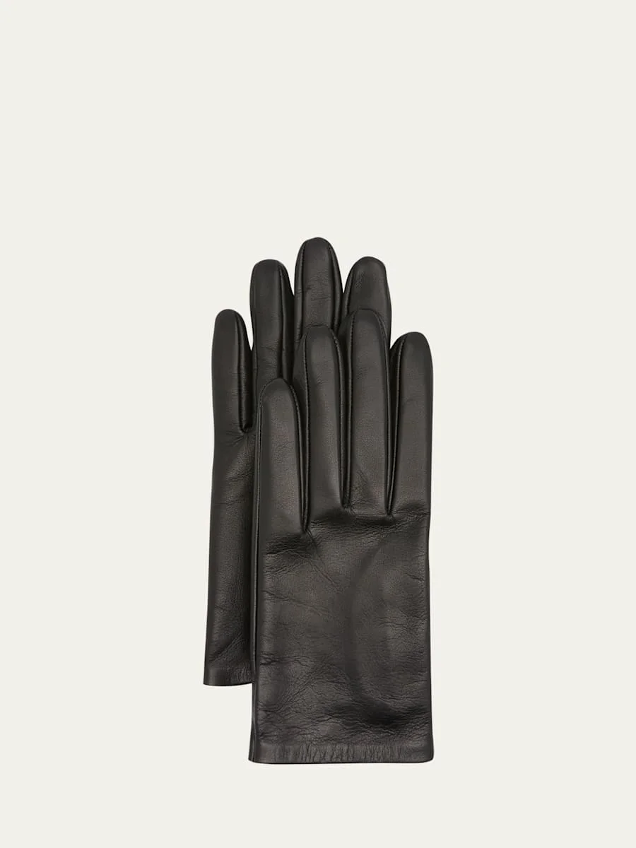 Lorella Short Leather Gloves - 1