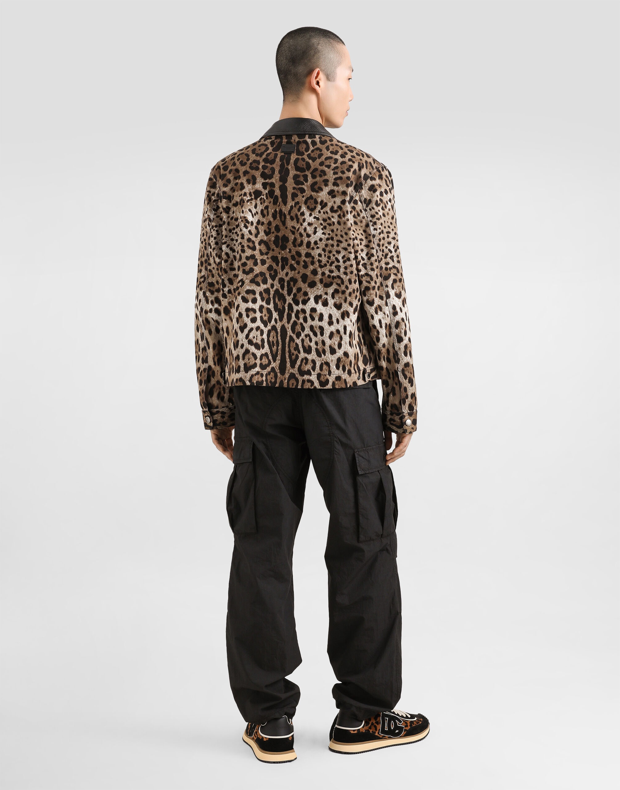 ジャケット・アウター D&G leopard ram leather jacket archive