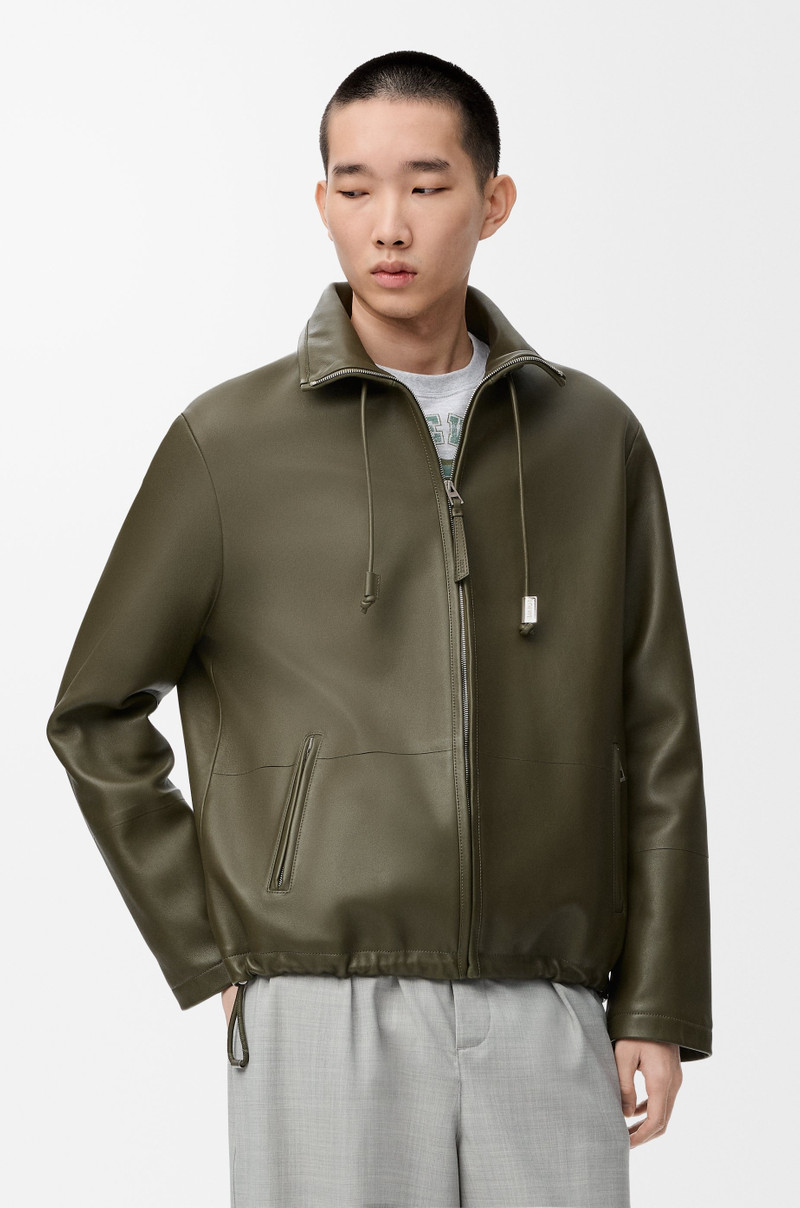 Zip-up jacket in nappa lambskin 3