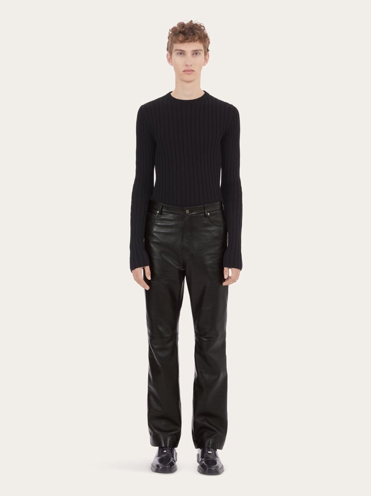 FITTED COTTON SWEATER - 5