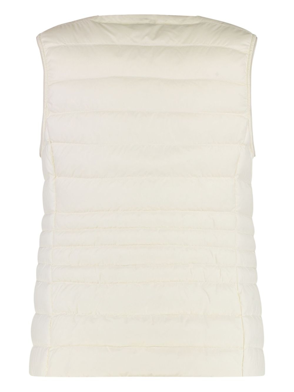 logo-patch padded gilet - 2