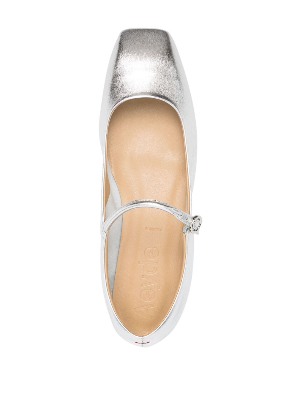 Aline Babies metallic ballerina shoes - 4