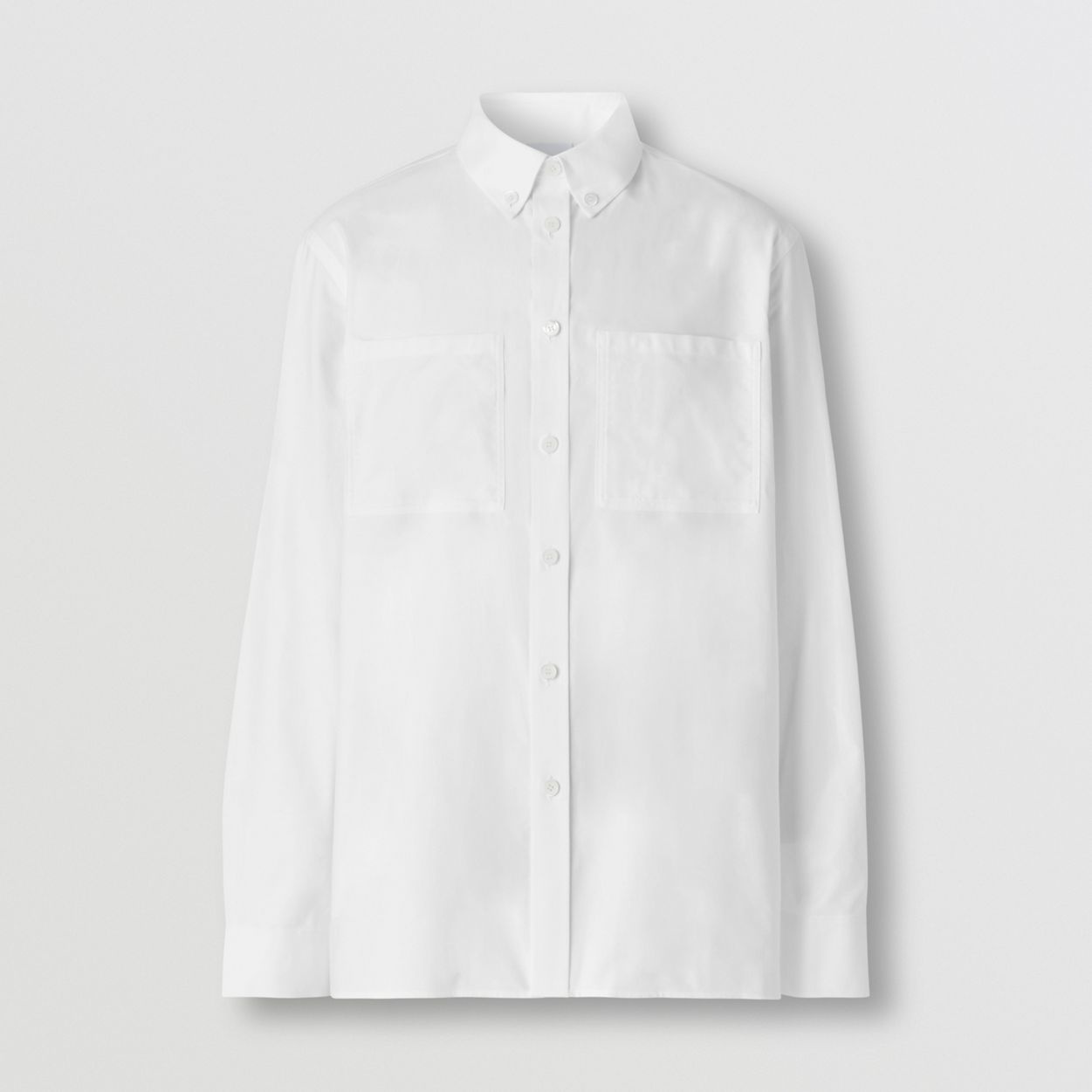 EKD Print Cotton Oxford Oversized Shirt - 1