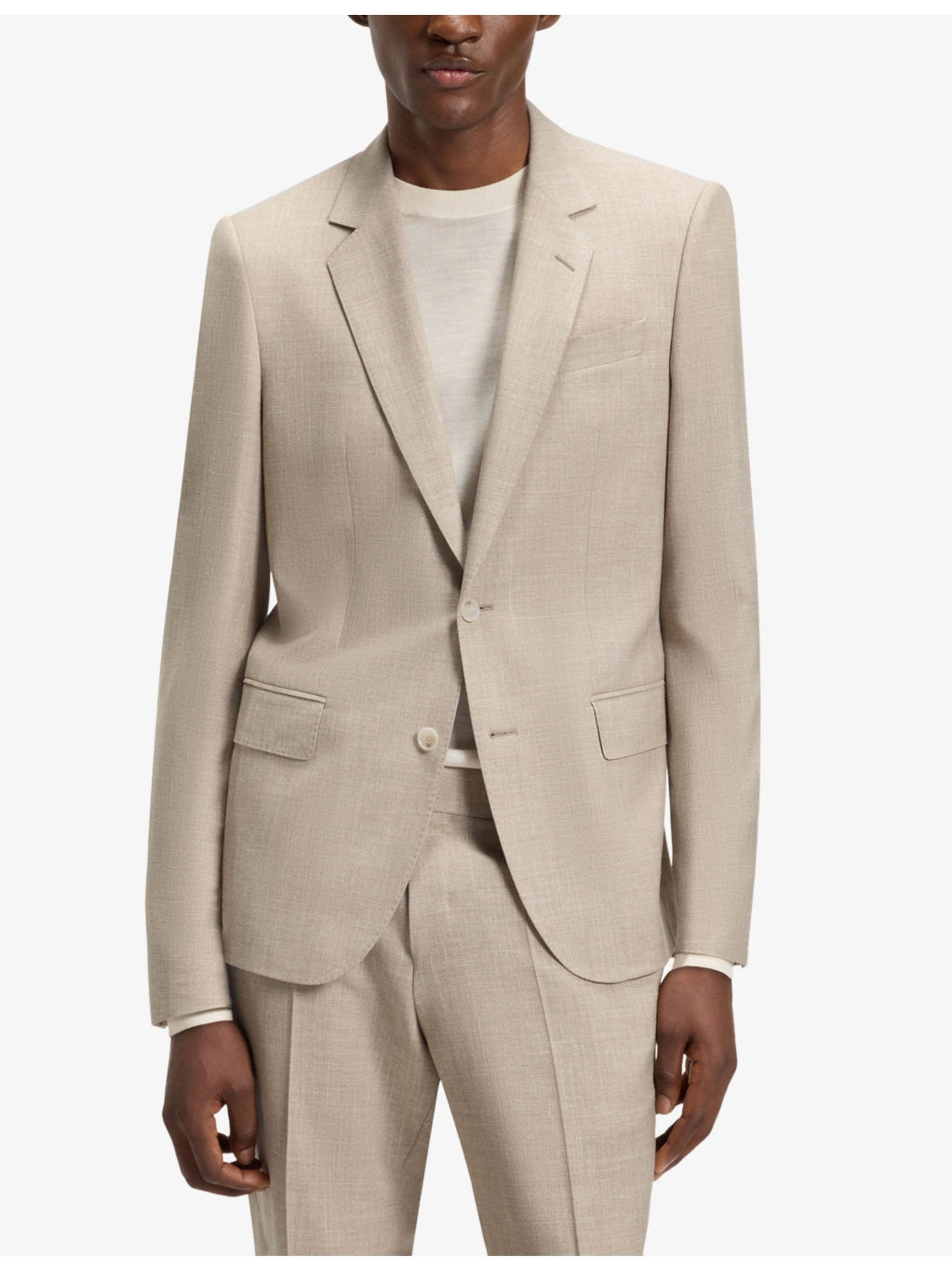 Beckham x BOSS Slim-Fit Single-Breasted Wool Suit - 3