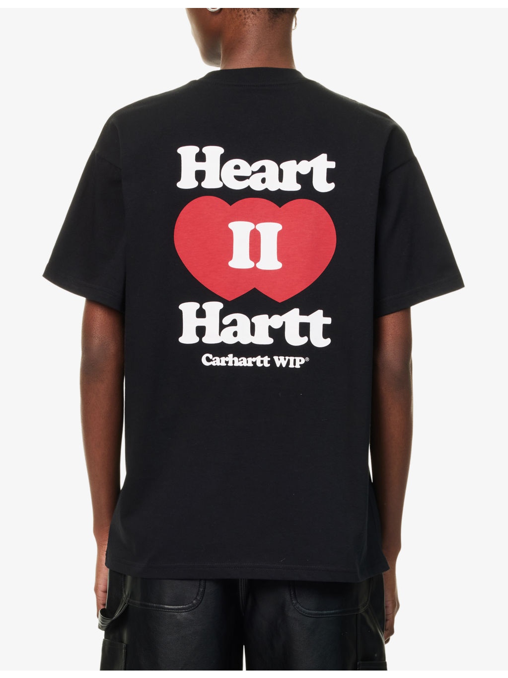 Heart Embroidered Cotton T-Shirt - 4