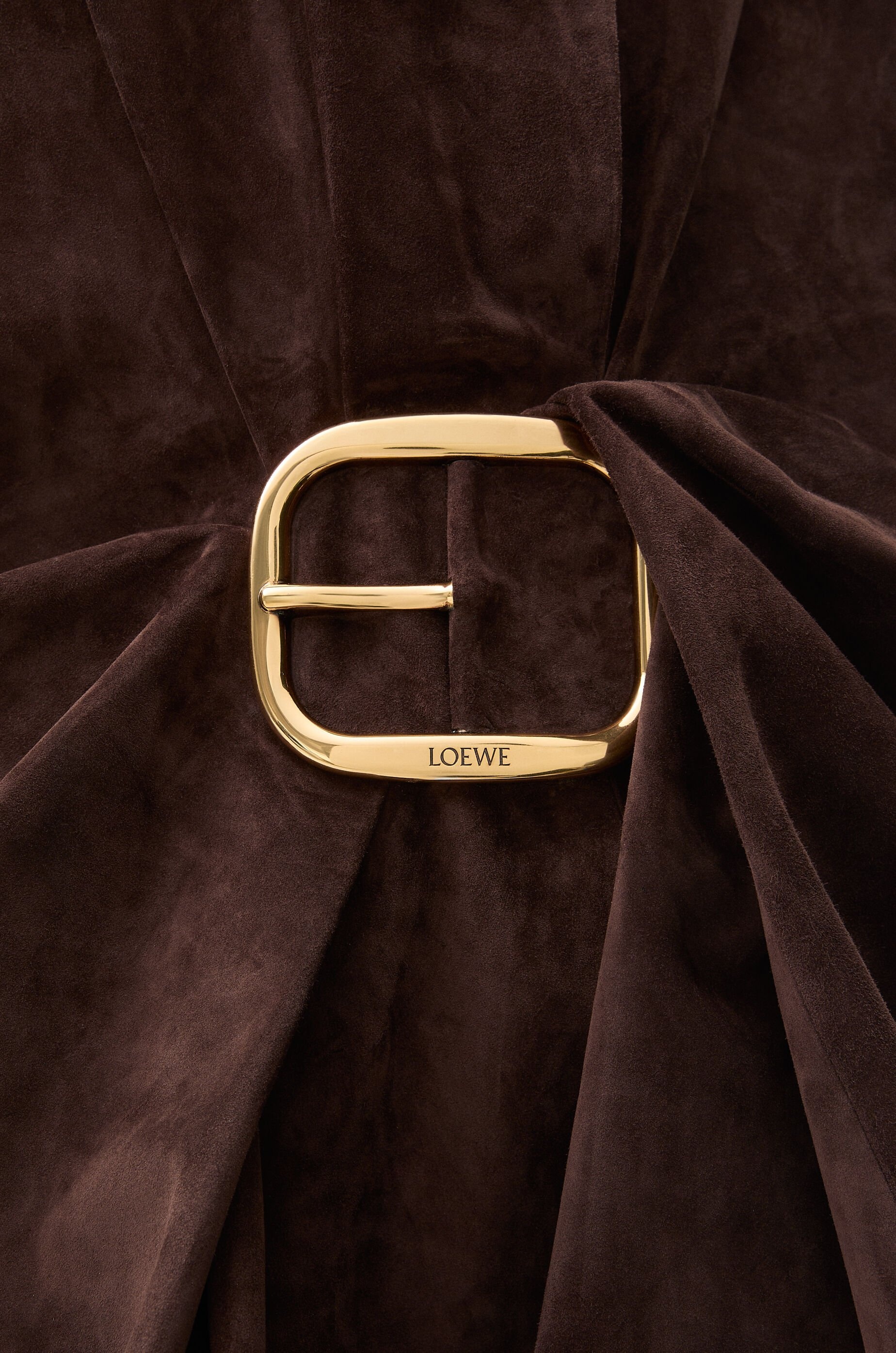 Draped top in suede calfskin - 5