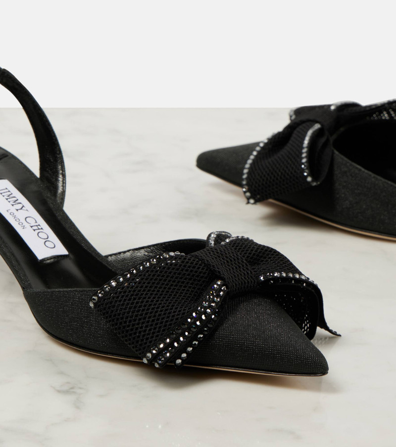 Brook 50 embellished slingback pumps 6
