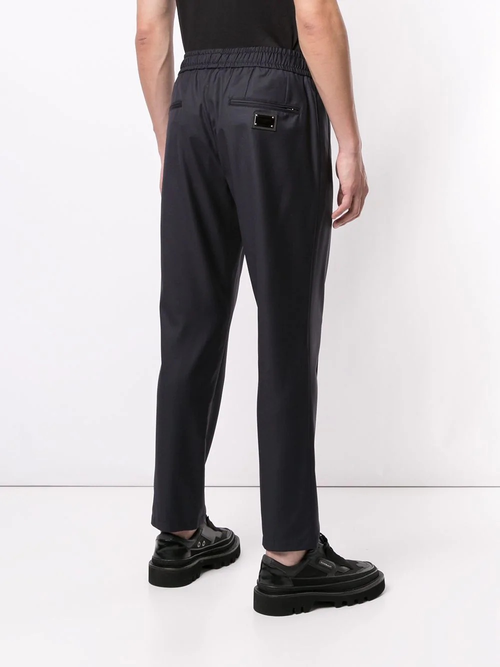 tapered track pants - 4