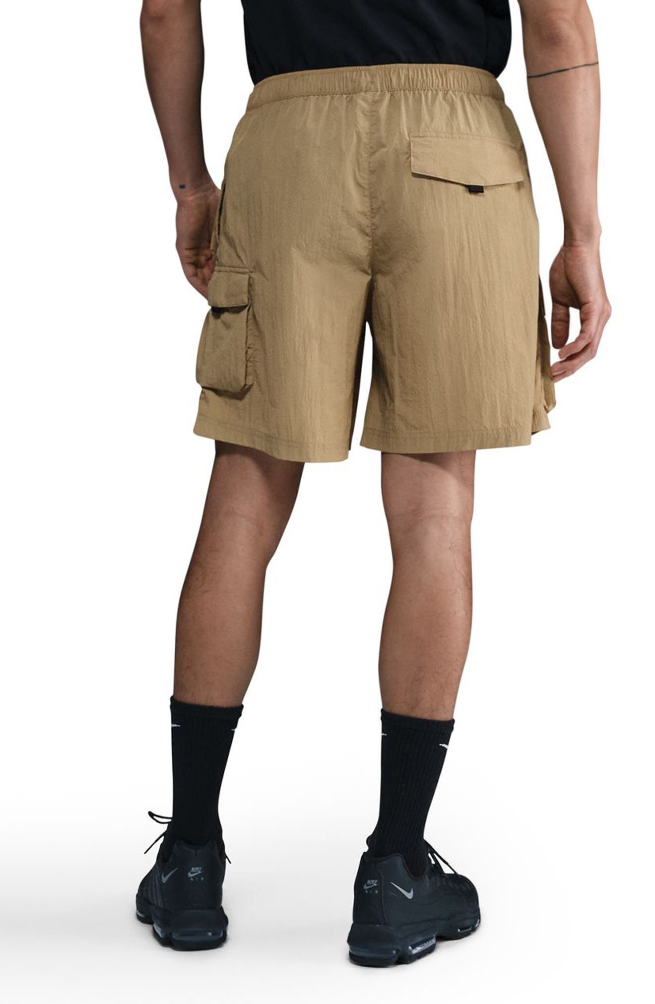 Nike Tech Woven Cargo Shorts in Parachute Beige/Black at Nordstrom - 2