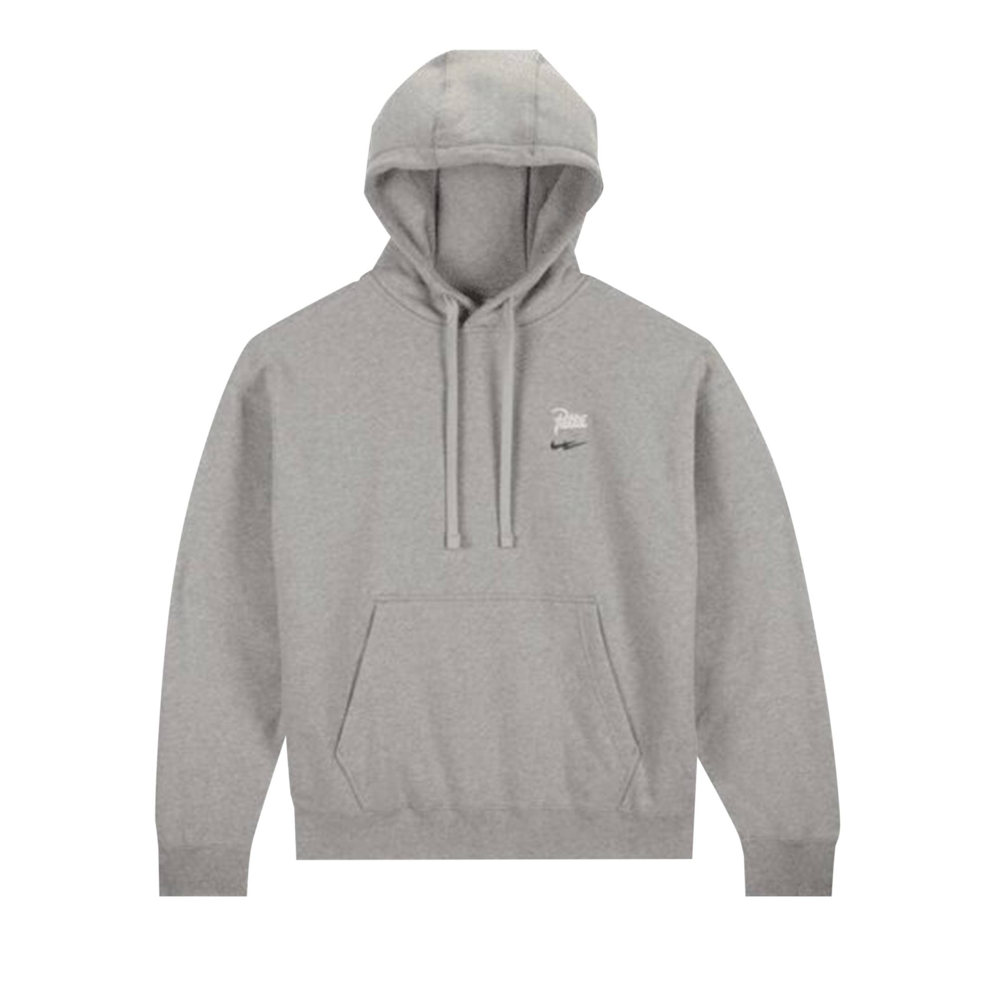 Nike FC Barcelona x Patta Solo Swoosh Hoodie 'Grey' - 1