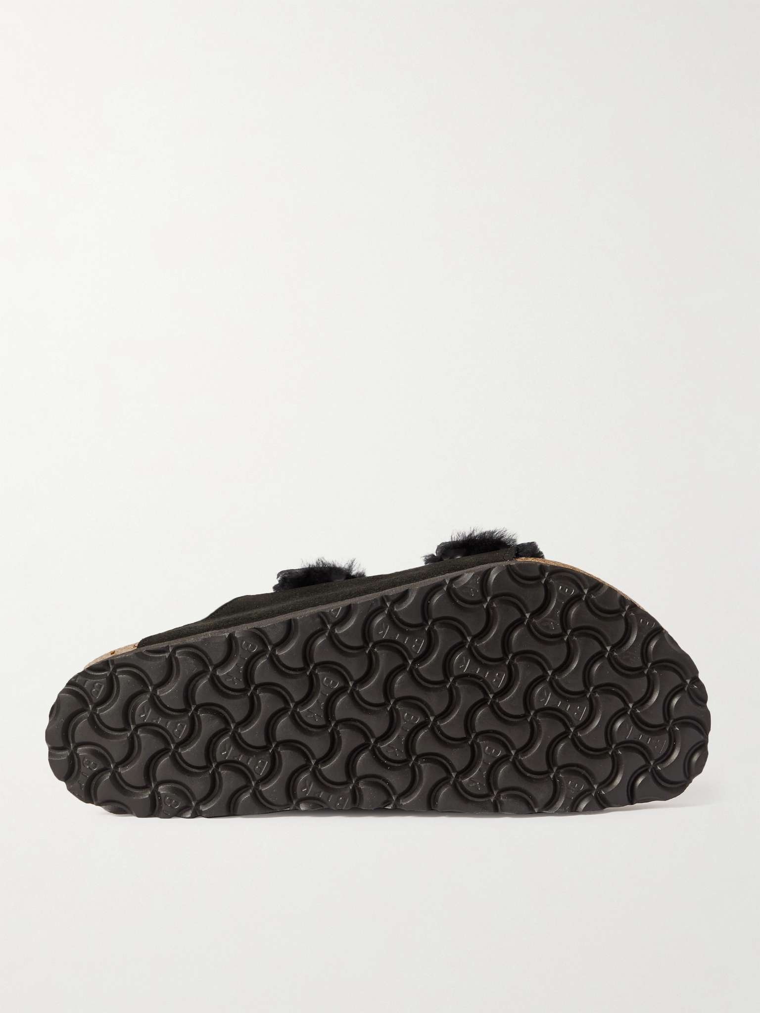 Arizona Shearling-Lined Suede Sandals - 7