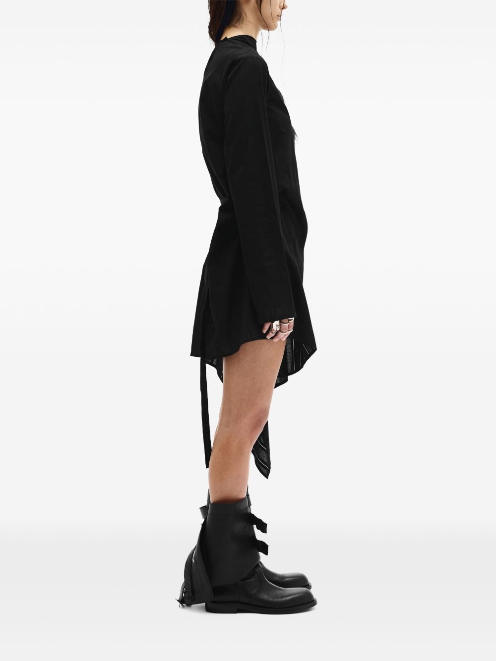 Halvi draped shirt dress - 4