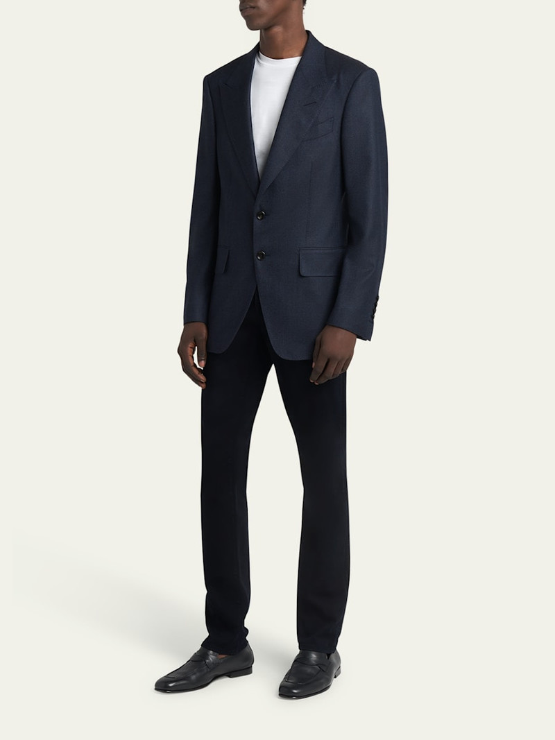 TOM FORD Men's Shelton Wool Herringbone Sport Coat outlook