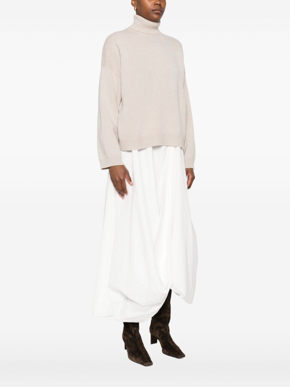 turtleneck cashmere sweater - 3