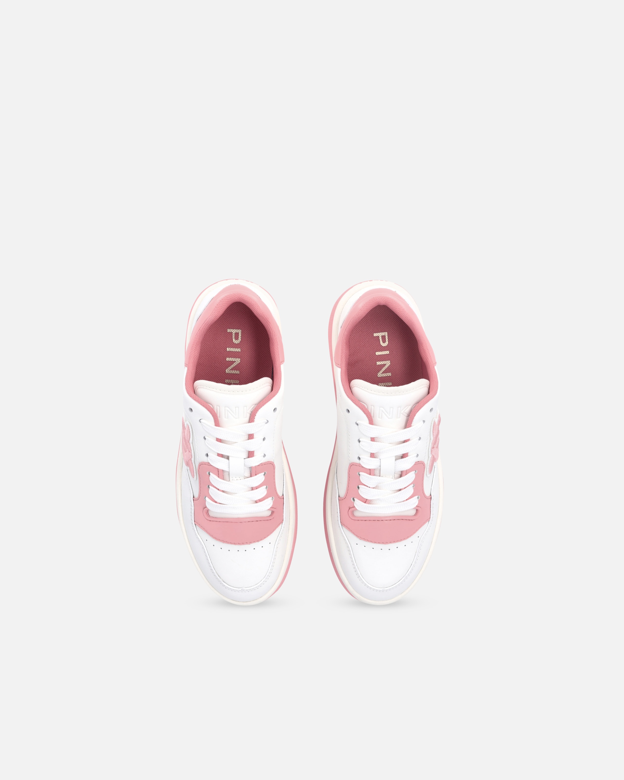 TWO-TONE SNEAKERS WITH LOGO EMBROIDERY - 8