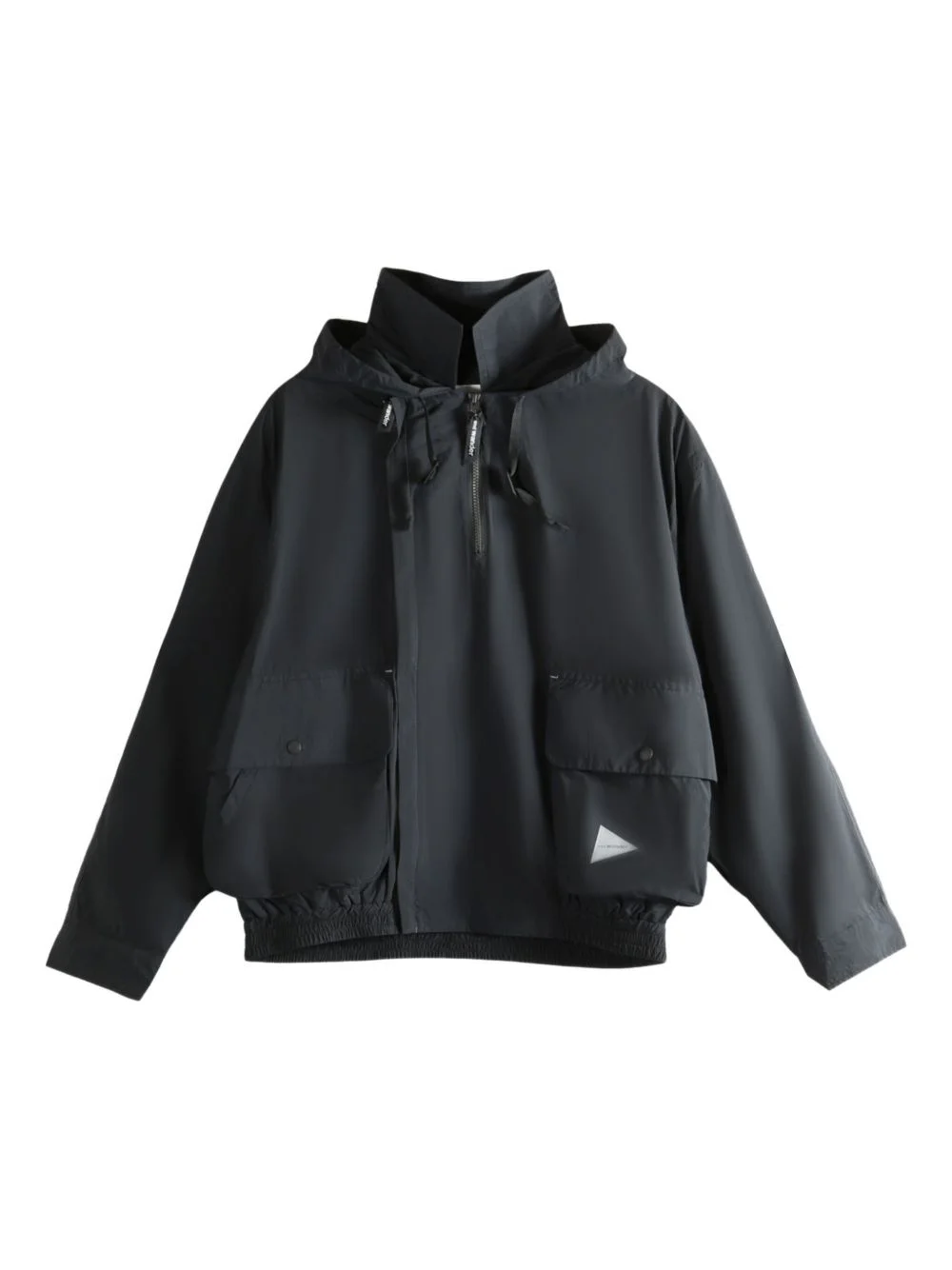 hooded flap-pocket jacket - 1