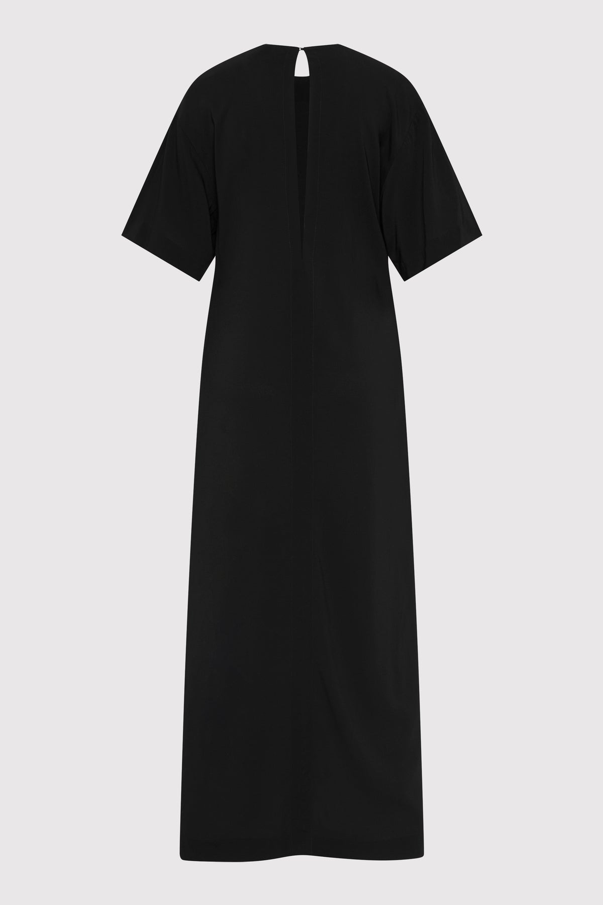 Relaxed Tee Dress - Black - 9