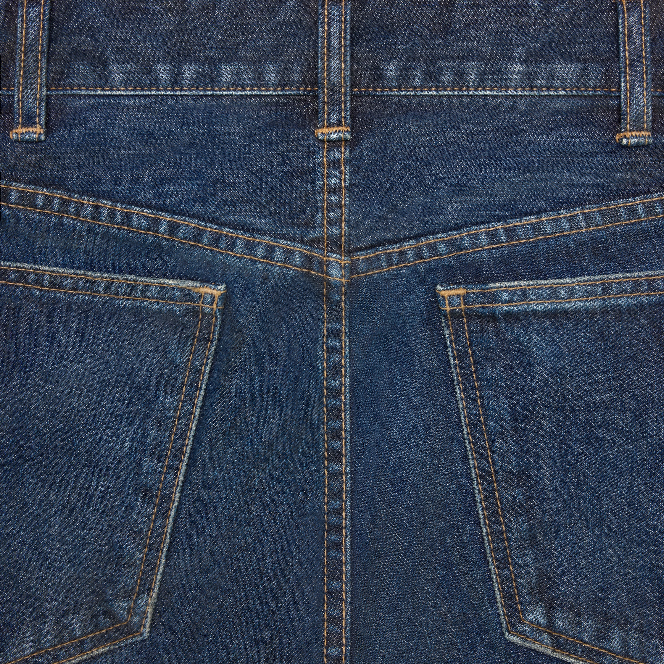 kurt jeans in indigo dark stone wash denim - 3
