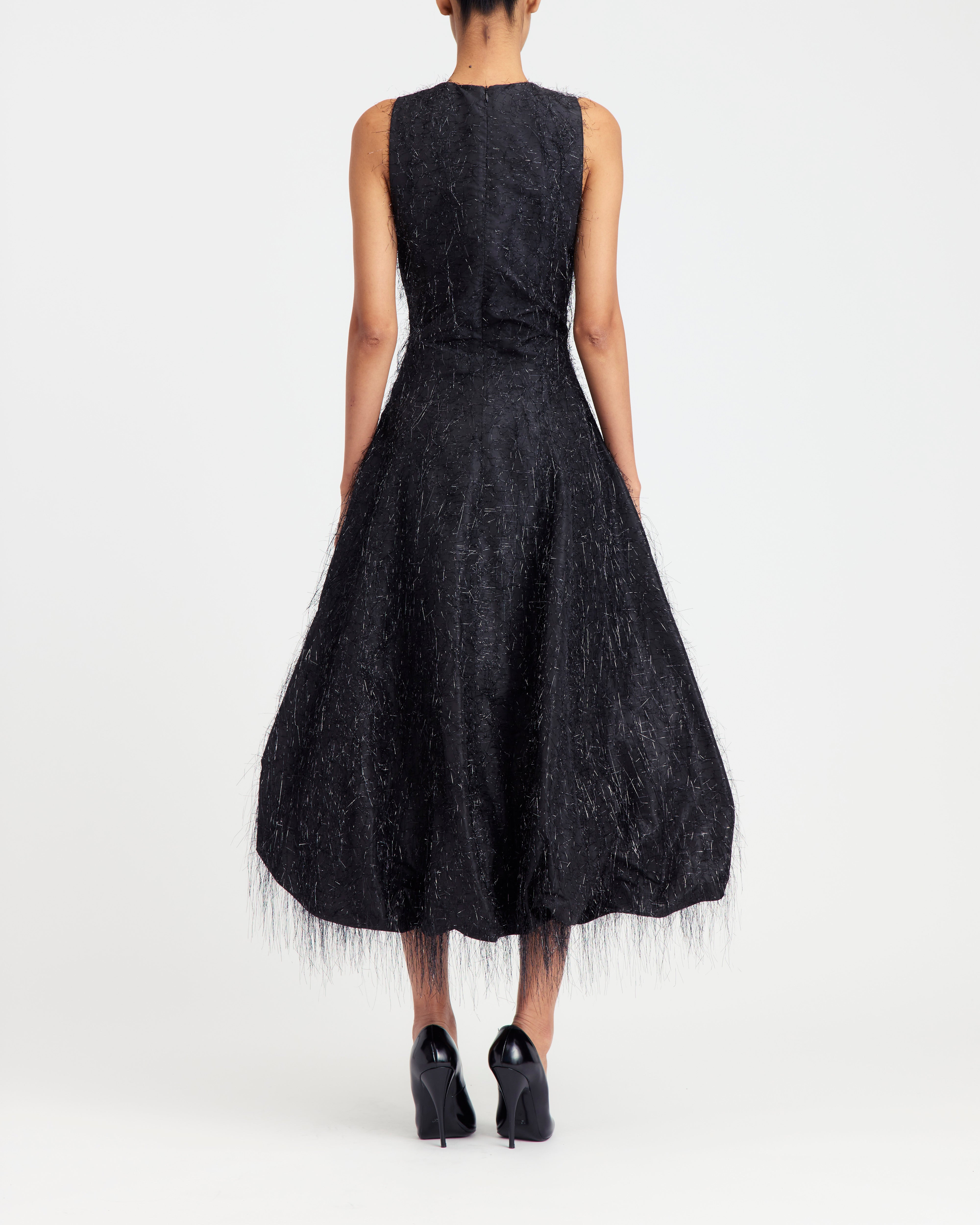 TANSI MIDI DRESS IN TEXTURE - 4