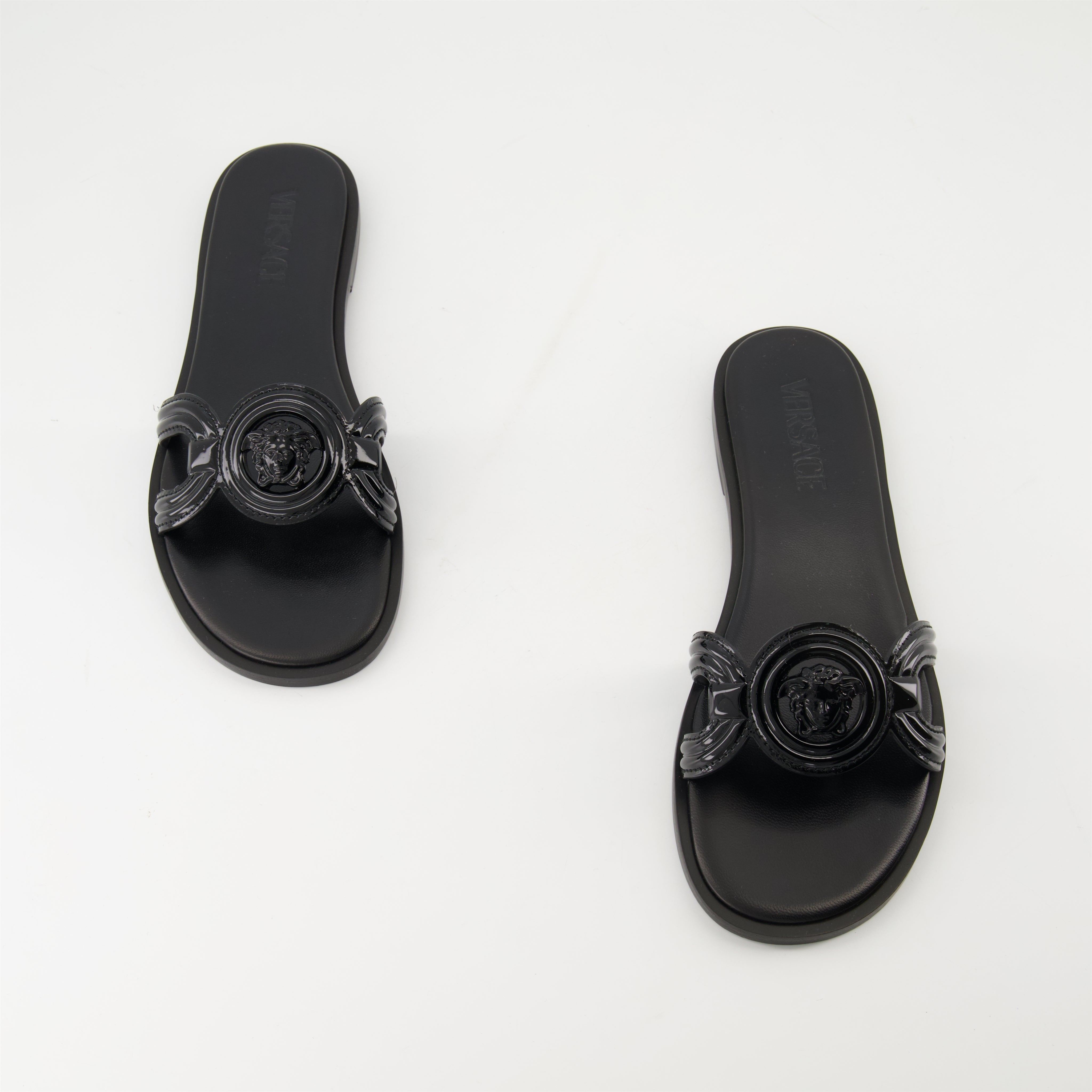 Claquettes en cuir Medusa '95 - 6