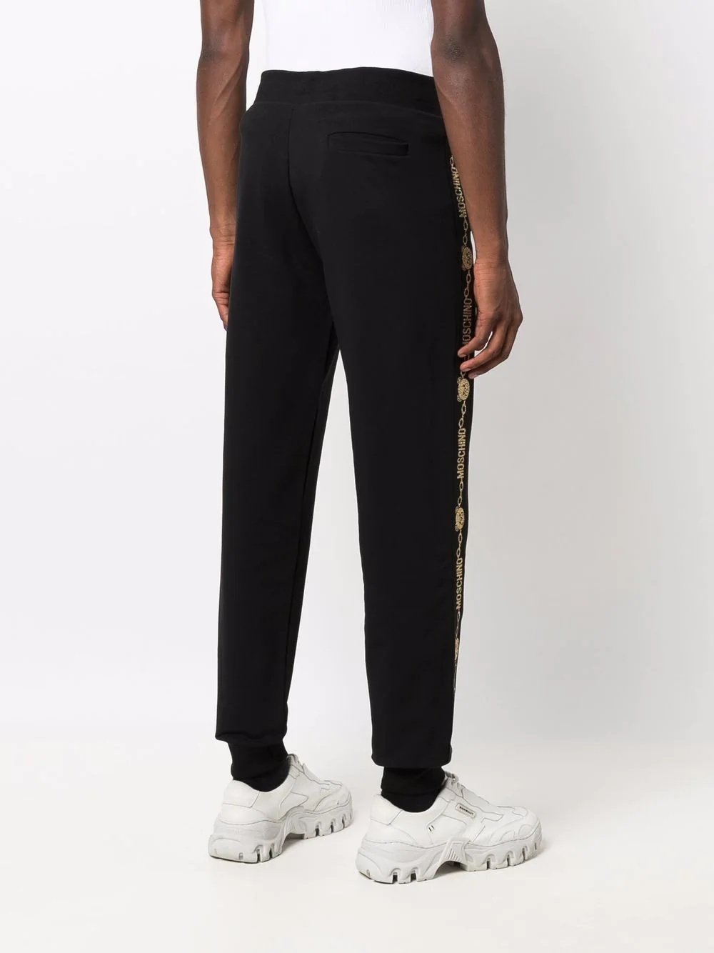 logo inset trackpants - 4